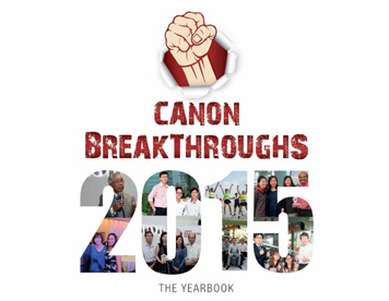 Canon Breakthroughs 2015 Yearbook