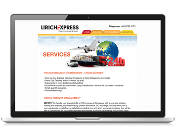 Lirich Express Website