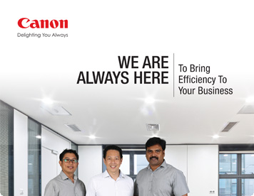 Canon Overall Service Brochure